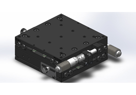 XY Axis Manual Stage SEMY100-ASR With Micrometer Head & Reversed Slide Feeding