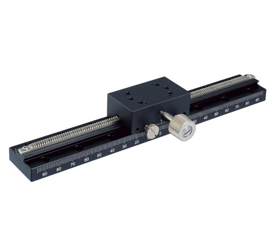 X Axis Dovetail Stage SEMC1C-200 With Micrometer Head & Rack and Pinion Type