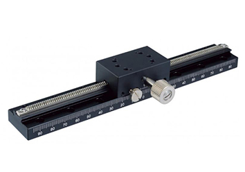 X Axis Dovetail Stage SEMC1C-200 With Micrometer Head & Rack and Pinion Type