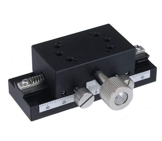 X Axis Dovetail Stage SEMC1C-80 With Micrometer Head & Rack and Pinion Long Stroke Type