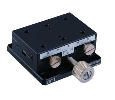 X Axis Dovetail Stage SEMC1D-60T With Micrometer Head & Rack and Thin Type