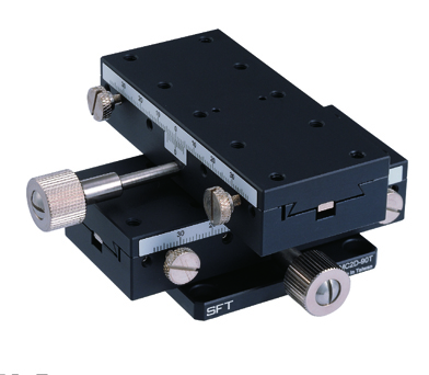 X Axis Dovetail Stage SEMC2D-90T With Micrometer Head & Rack and Thin Type